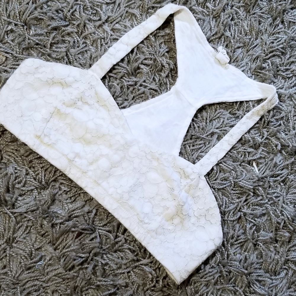 Floral lace bralette top